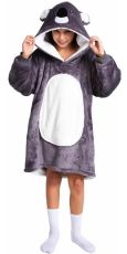 Hrejivá televízna mikinová deka s kapucňou pre deti 7-12 rokov - Koala - 0 ks