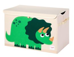 3 Sprouts Uzavíratelný box - bedna na hračky Dinosaurus