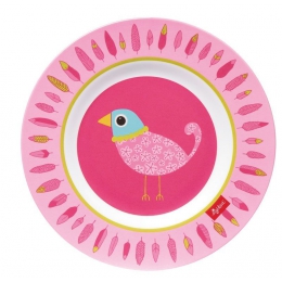 Melamínový tanier pre deti vtáčik Fínky Pinky - 0 ks