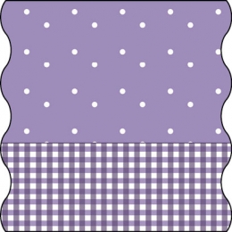 Nákrčník Twister baby Dots-vichy violet - 0 ks