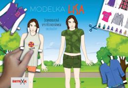 Betexa Vystřihovánky Modelka Lisa - papírové oblékání