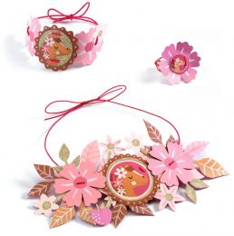 Kreatívna súprava Výroba trblietavých kvetinových šperkov