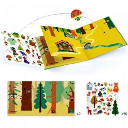 Príbehový set sa samolepkami Tajuplný les