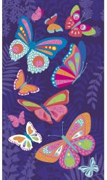 Obrázky z fluorescenčných pieskov Motýle