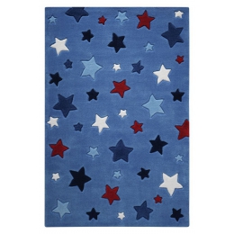 Detský koberec Simple Stars modrá 2 SM-3984-11 - 1 ks