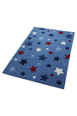 Detský koberec Simple Stars modrá 2 SM-3984-11