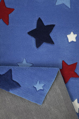 Detský koberec Simple Stars modrá 2 SM-3984-11