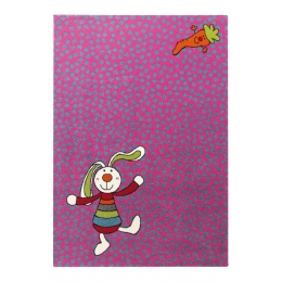 Detský koberec Rainbow Rabbit 5 SK-0523-03 fialový - 1 ks