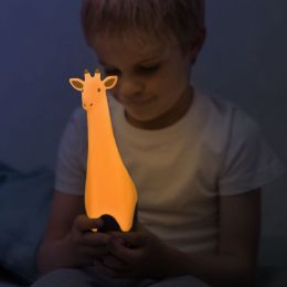 Svietidlo s nočným svetlom - žirafa Gina, šedá