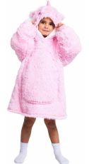 Hrejivá televízna mikinová deka s kapucňou pre deti 3-6 rokov - Jednorožec - 0 ks