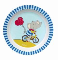 Melamínový protišmykový tanierik pre deti slon Lolo Lombardo 2022 - 0 ks