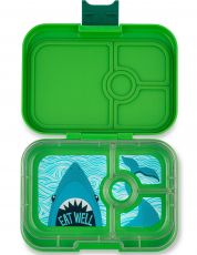 Krabička na desiatu - desiatový box Panino - Bamboo Green Shark - 0 ks