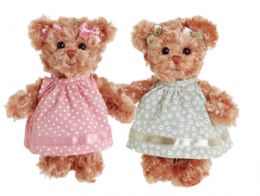 Plyšový medveď Little Hedvig, ružové šaty - 0 ks