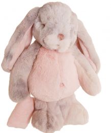 Plyšový zajac Sleeping Bunny s vankúšikom - ružové bruško - 0 ks