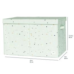 Uzatvárateľný box - debna na hračky Terrazzo Green