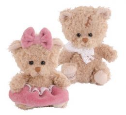 Bukowski Plyšový medvěd Cupcakes Mini Girl - růžová sukně