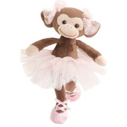 Plyšová opička balerina Baby Missy - hnedá - 0 ks