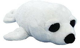 Vygúľaný tuleň Arctic biely malý - 0 ks