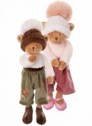 Medveď Winter Meli - ružové nohavice - 0 ks