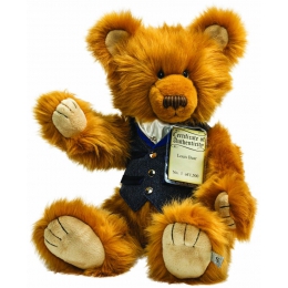 Plyšový medveď Louis s certifikátom - SILVER BEARS / 5 - 1 ks
