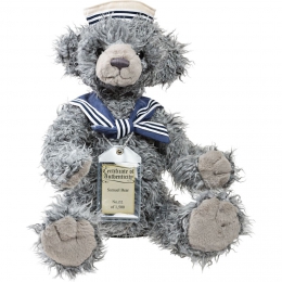 Plyšový medveď Samuel s certifikátom - SILVER BEARS / 6 - 1 ks