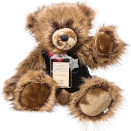 Plyšový medveď s certifikátom Charles - SILVER BEARS/7 - 1 ks