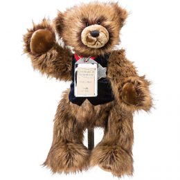 Plyšový medveď s certifikátom Charles - SILVER BEARS/7