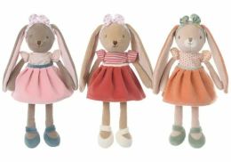 Zajac Bunny Sisters v ružových šatôčkach - 0 ks
