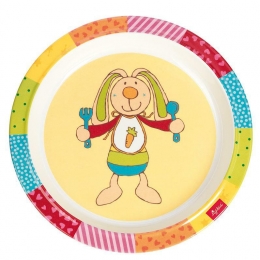 Melamínový tanierik pre deti zajačik Rainbow Rabbit - 0 ks