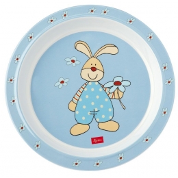 Melamínový protišmykový tanierik pre deti zajac Semmel Bunny - 0 ks Melamínový protišmykový tanierik pre deti zajac Semmel Bunny - 0 ks