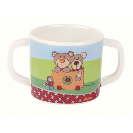 Sigikid Dětský melaminový protiskluzový hrneček medvěd Wild and Berry bears