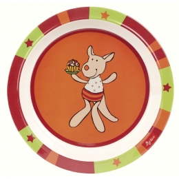 Melamínový protišmykový tanierik pre deti klokan Hop Hop - 0 ks