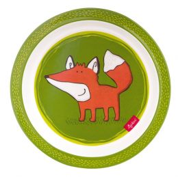 Melamínový protišmykový tanierik pre deti líška Forest Fox - 0 ks