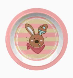 Melamínový protišmykový tanierik pre deti zajac Dubbiduu - 0 ks