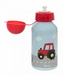 Detská nerezová fľaša na pitie Traktor