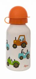 Detská nerezová fľaša na pitie Traktory - 0 ks