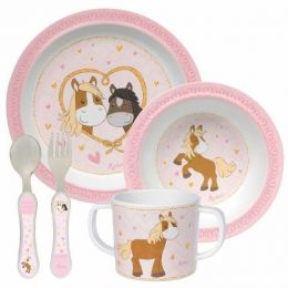 Melamínová jedálenská sada riadu Pony Love - 0 ks Melamínová jedálenská sada riadu Pony Love - 0 ks