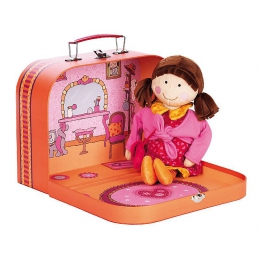 Látková bábika Lara Lala v kufríku - 0 ks