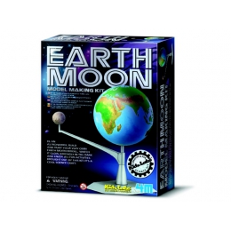 Vytvor si pohyblivý model Zeme a Mesiaca svietiace v tme - 0 ks