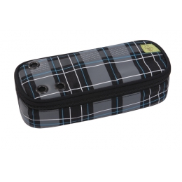 Školské puzdro - peračník 4teens Pencil Case check black - 0 ks