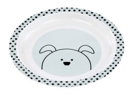 Lässig Melaminový protiskluzový talíř pro děti Little Chums dog - pes