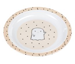 Melamínový protišmykový tanier pre deti Little Spookies Peach - 0 ks