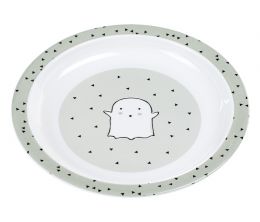 Melamínový protišmykový tanier pre deti Little Spookies Olive - 0 ks