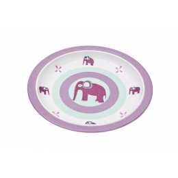 Melamínový protišmykový tanier pre deti Wildlife Elephant - 0 ks