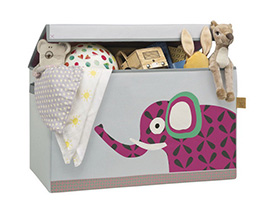 Uzatvárateľný box - debna na hračky Wildlife Elephant