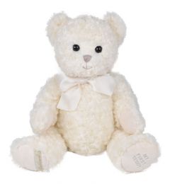 Plyšový medvedík Anton My First Teddy, biely - 0 ks