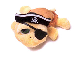 Vykulený želví pirát SHELLY RUSS - 0 ks