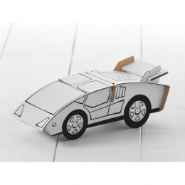 Kartónový model k vymaľovanie Športové auto - 1 ks