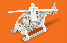 Kartónový model Helikoptéra