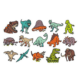 Pečiatky StampoKids Dinosaury